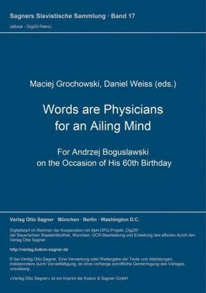 Words are Physicians for an Ailing mind