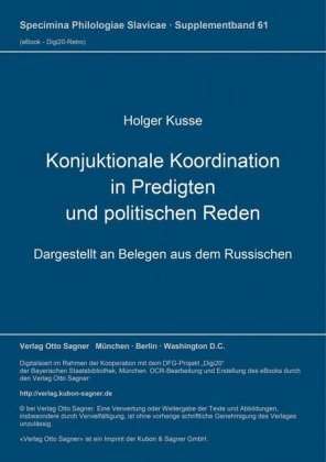 Konjuktionale Koordination in Predigten und politischen Reden