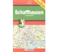 Schaffhausen und Umgebung. 1:10'000