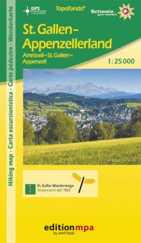 St. Gallen - Appenzellerland. 1:25'000