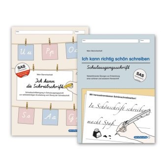 Ich kann die Schreibschrift SAS und Übungsheft - Ich kann richtig schön schreiben - Ausgabe Schulausgangsschrift - 2 Hef