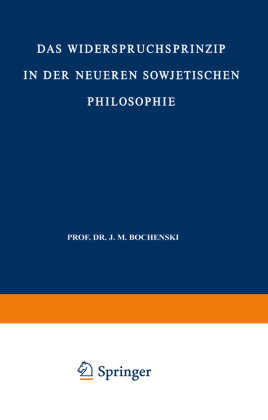 Das Widerspruchsprinzip in der Neueren Sowjetischen Philosophie