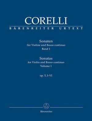 Sonaten für Violine und Basso continuo Opus V Bd.1