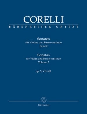 Sonaten für Violine und Basso continuo Opus V Bd.2