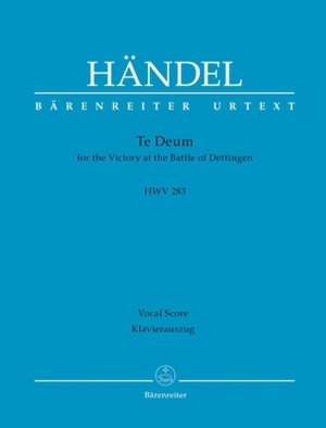 Dettinger Te Deum HWV 283, Klavierauszug