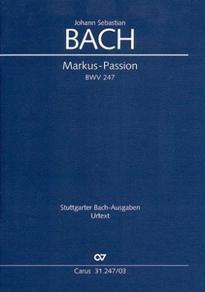 Markuspassion BWV 247, Klavierauszug