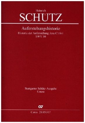 Historia der Auferstehung Jesu Christi, Studienpartitur