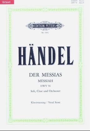 Messias HWV 56 (deutsch/englisch), Klavierauszug