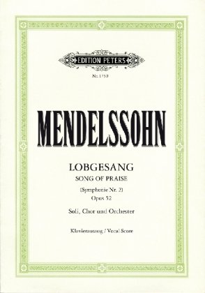 Lobgesang (Symphonie Nr.2 ) op.52, Klavierauszug